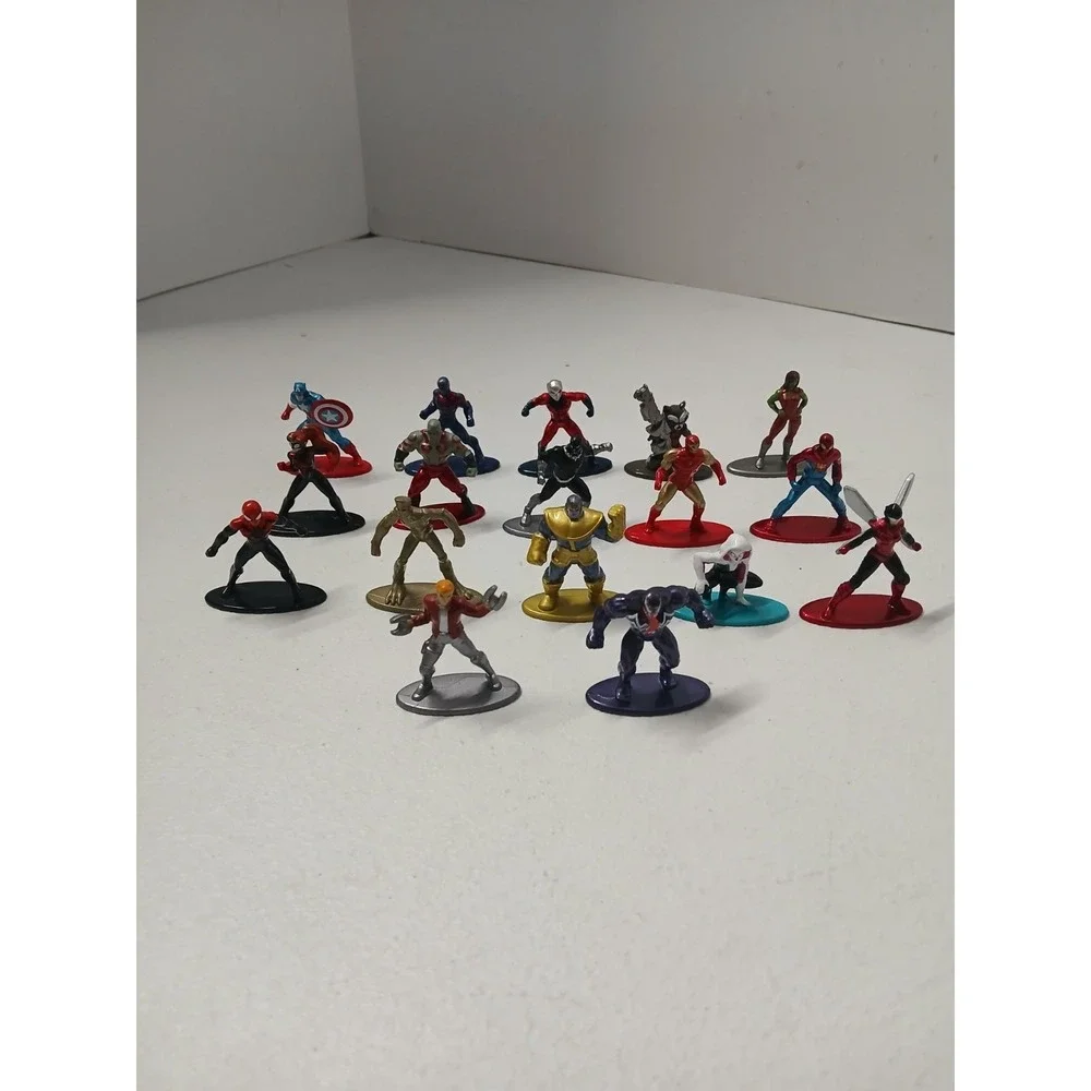 Marvel‎ Nano Metalfigs Jada Toys 17ct Die-Cast Lot - Venom Thanos Spider-Man